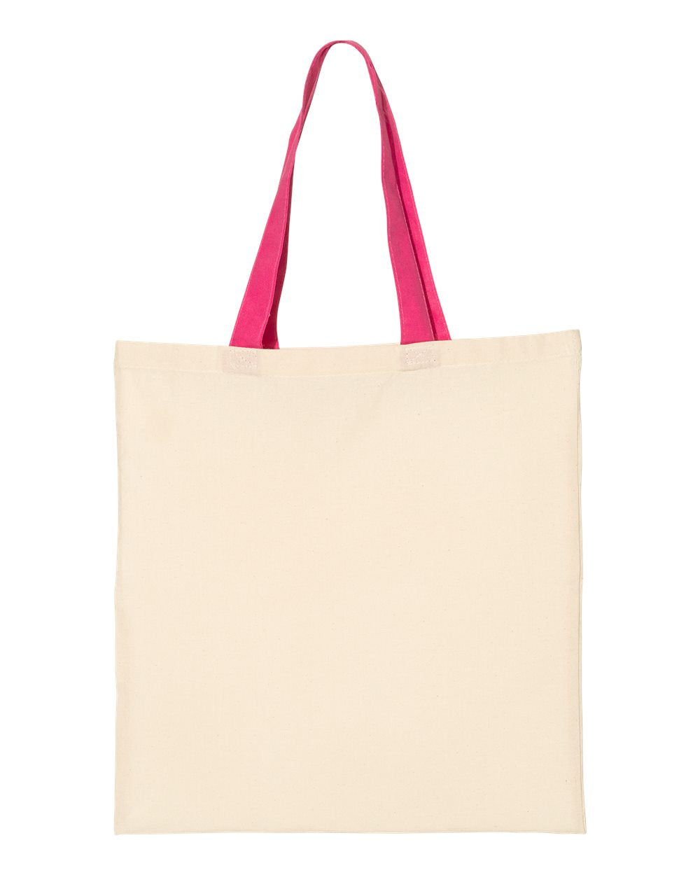 CONTRAST-COLOR HANDLE TOTE BAGS