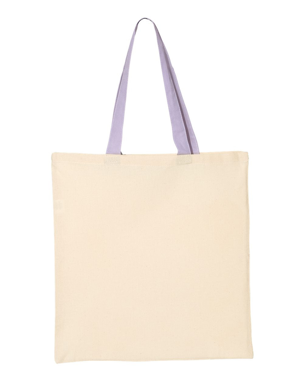 CONTRAST-COLOR HANDLE TOTE BAGS