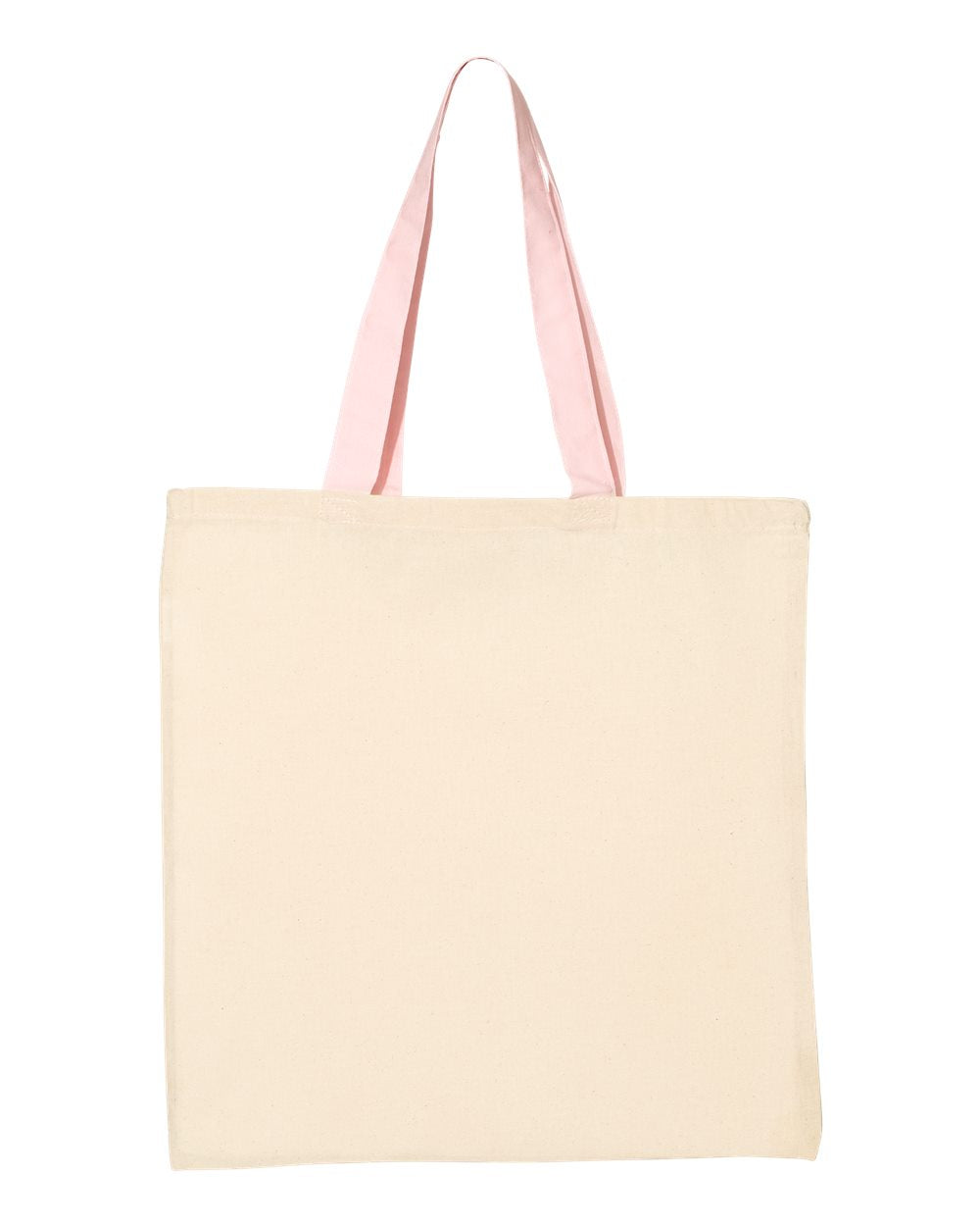 CONTRAST-COLOR HANDLE TOTE BAGS