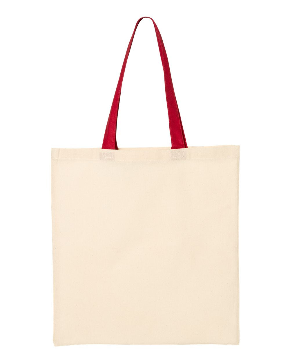 CONTRAST-COLOR HANDLE TOTE BAGS