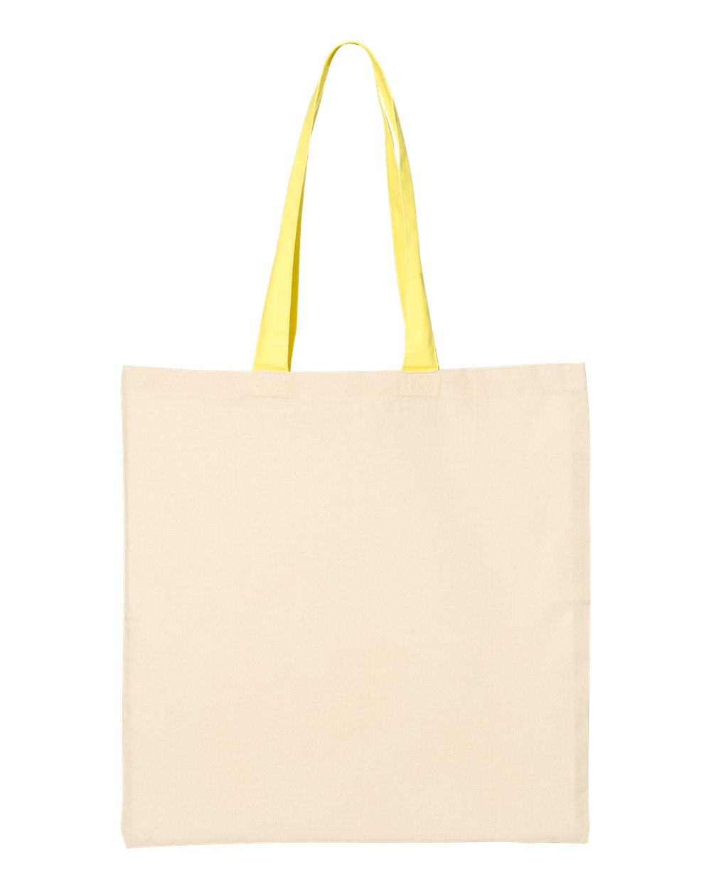 CONTRAST-COLOR HANDLE TOTE BAGS