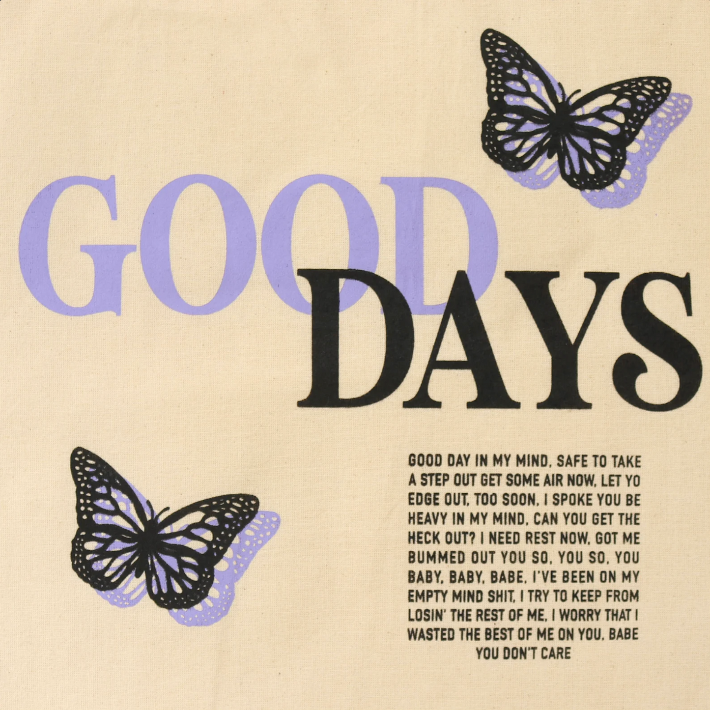 GOOD DAYS TOTE BAG